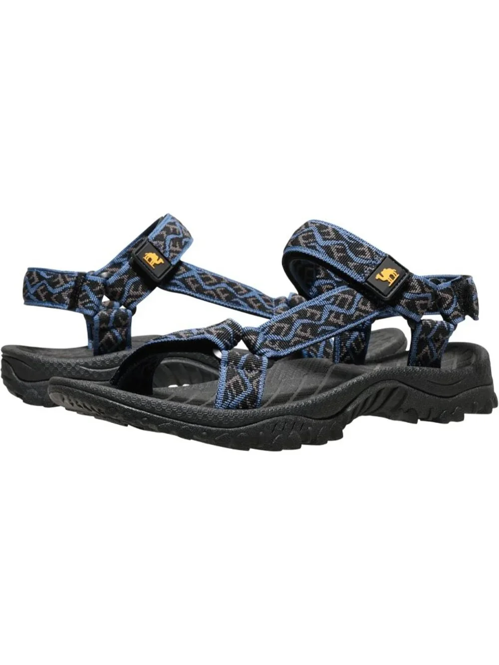 Men's Black Blue Comfortable Athletic Hiking Sport Sandals Outdoor Beach Shoes